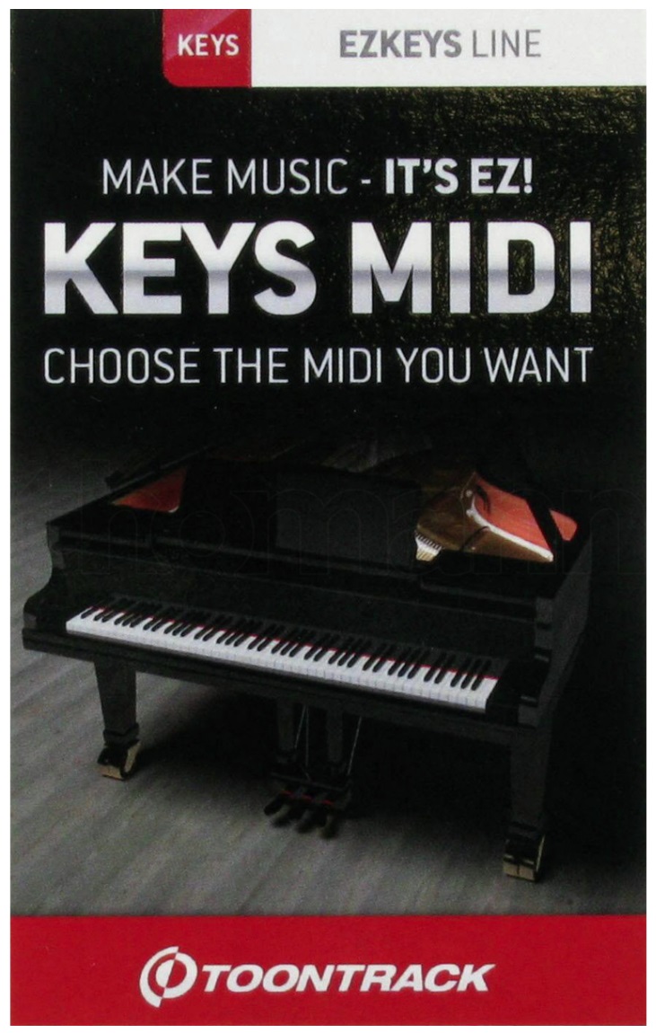 Toontrack EZkeys MIDI Pack Custom - Any  Keys  Pack!